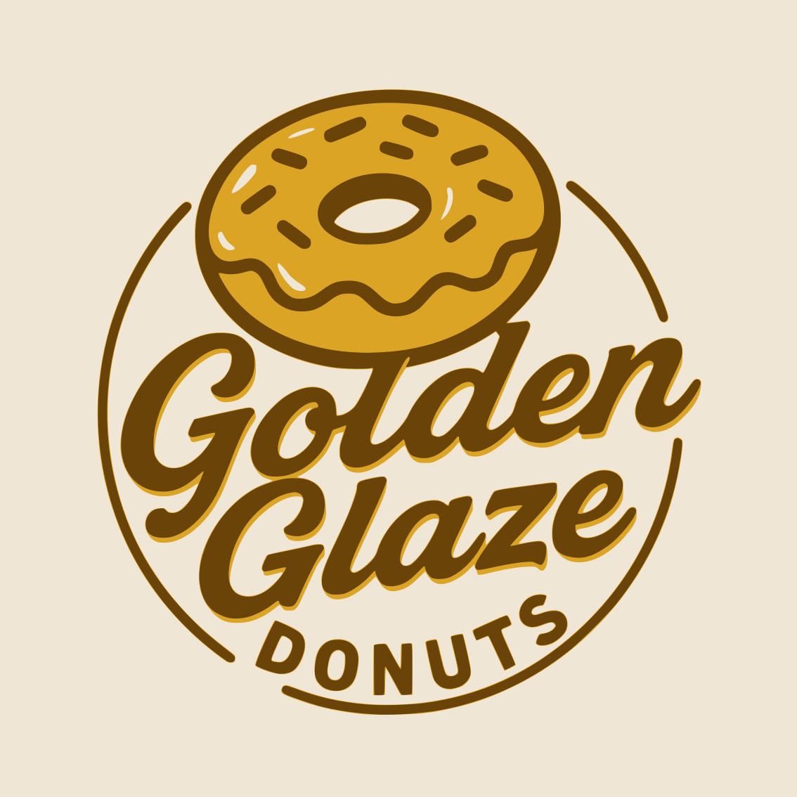 Golden Glaze Donuts logo